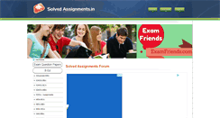 Desktop Screenshot of ignou-mca.solvedassignments.in